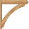 Ekena Millwork Thorton Rough Sawn Arts and Crafts Outlooker, Western Red Cedar, 8"W x 44"D x 44"H OUT08X44X44THR03RWR - alternate 2